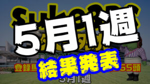 【ダビスタSwitch】suke3BC 5月1週結果発表！クラス振り分け