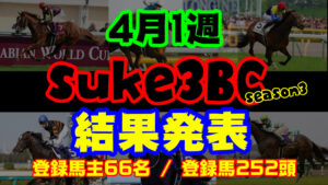 【ダビスタSwitch】suke3BC season3 開幕!! 4月1週目 結果発表!!