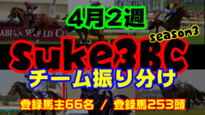 【ダビスタSwitch】suke3BC season3 4月2週目 クラス振り分け確定!
