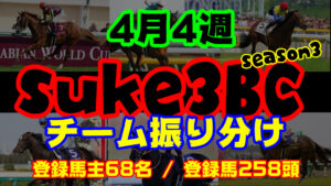 【ダビスタSwitch】suke3BC season3  4月4週目 クラス振り分け確定!