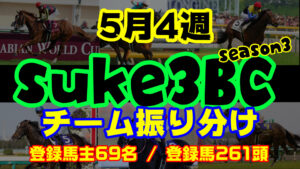 【ダビスタSwitch】suke3BC season3  5月4週目 クラス振り分け確定!