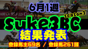 【ダビスタSwitch】suke3BC season3 !! 6月1週目 結果発表!!