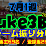 【ダビスタSwitch】suke3BC season3 　7月1週目 クラス振り分け確定！
