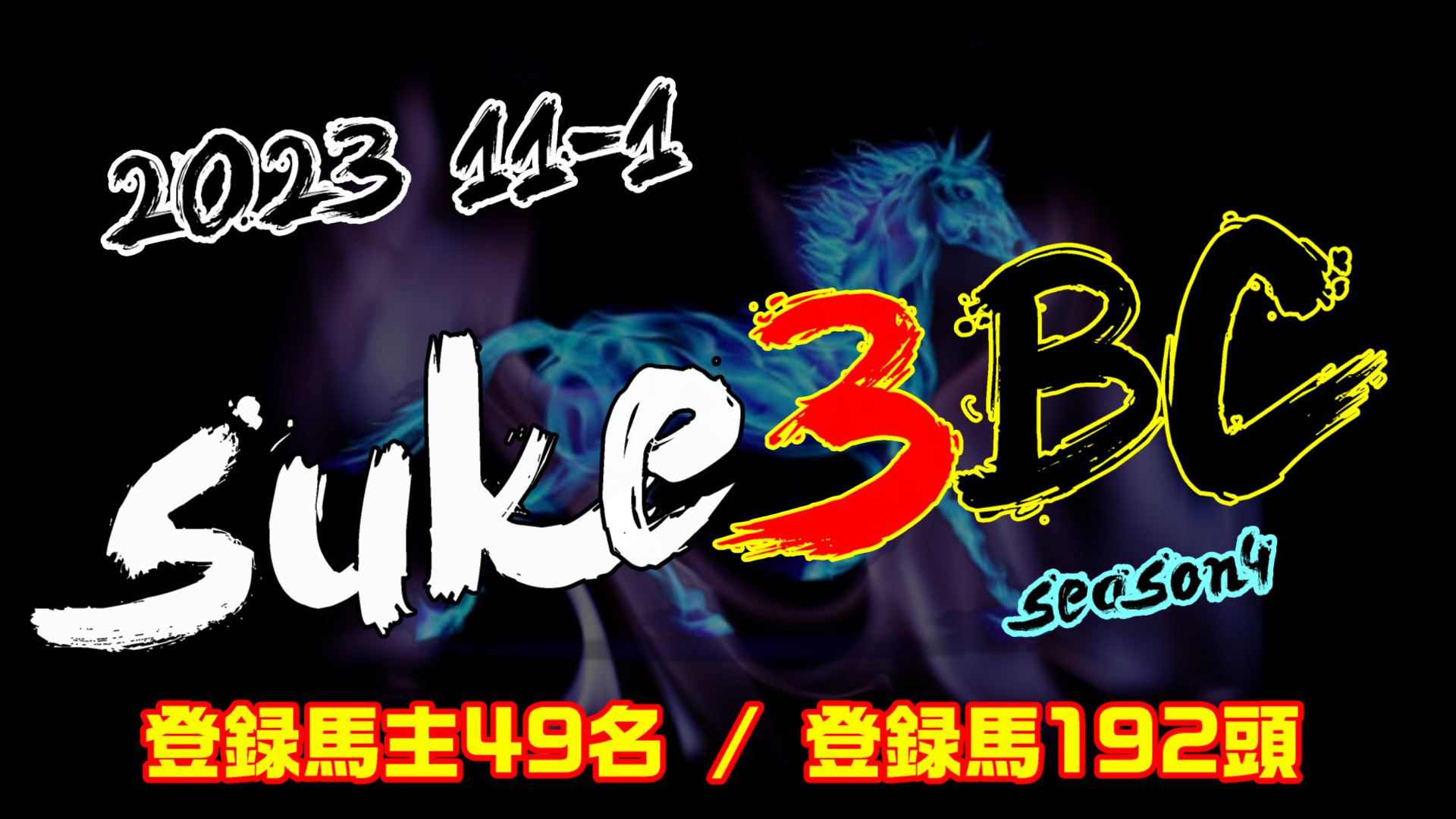 【ダビスタSwitch】suke3BC season4 開幕！！