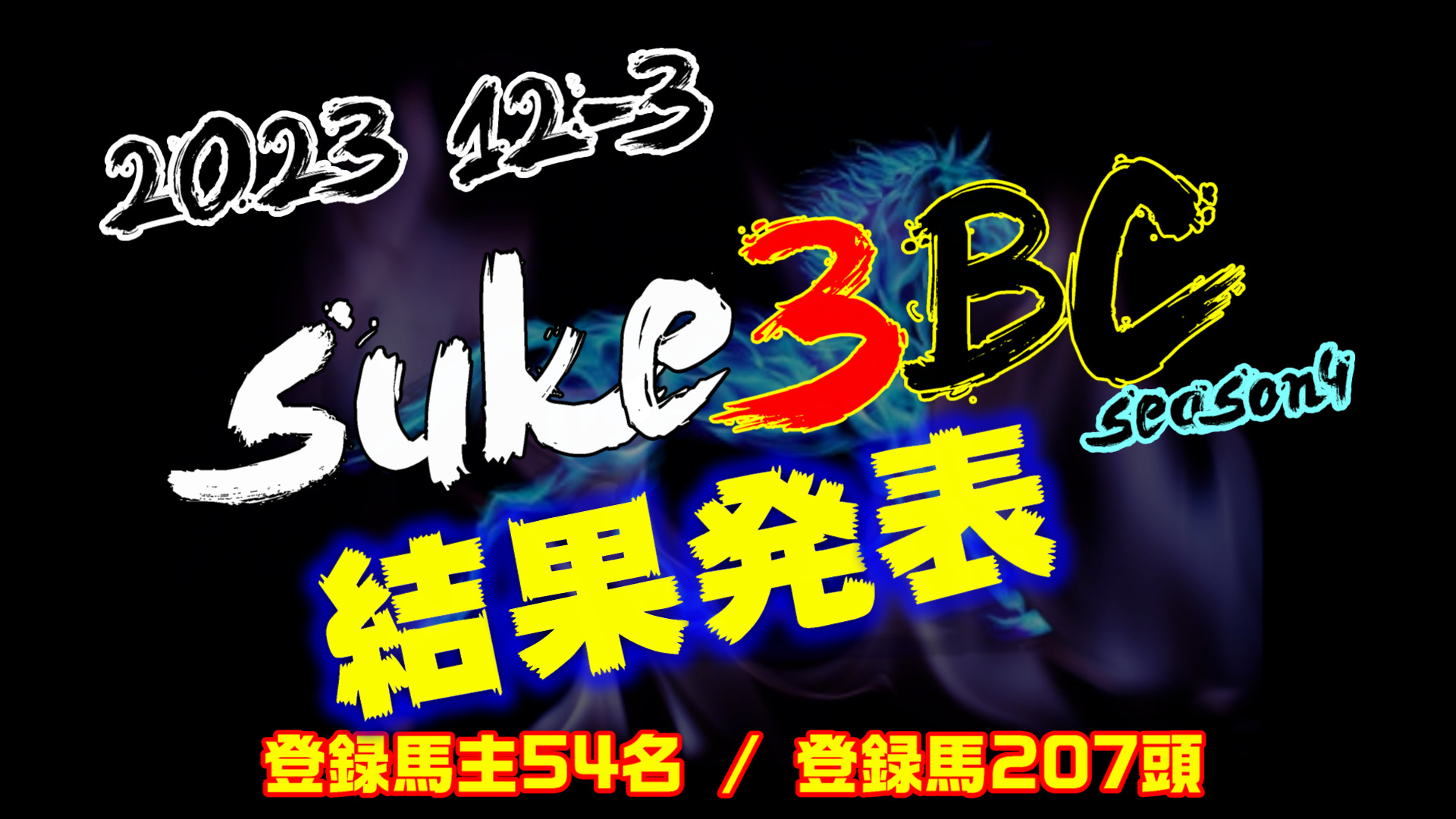 【ダビスタSwitch】suke3BC season4 ！！ 12月3週目　結果発表！！