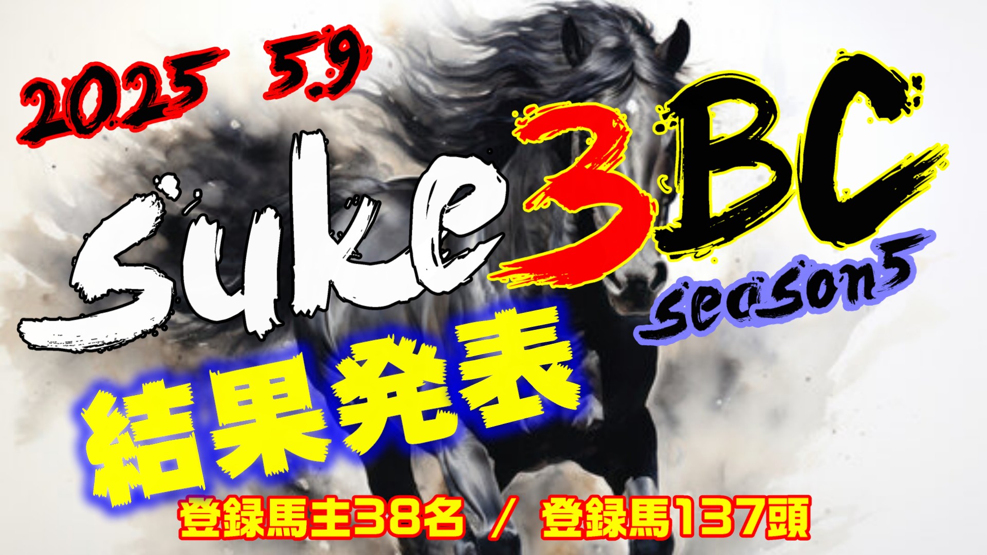 【ダビスタSwitch】suke3BC season5!! 5月1週目 結果発表!!