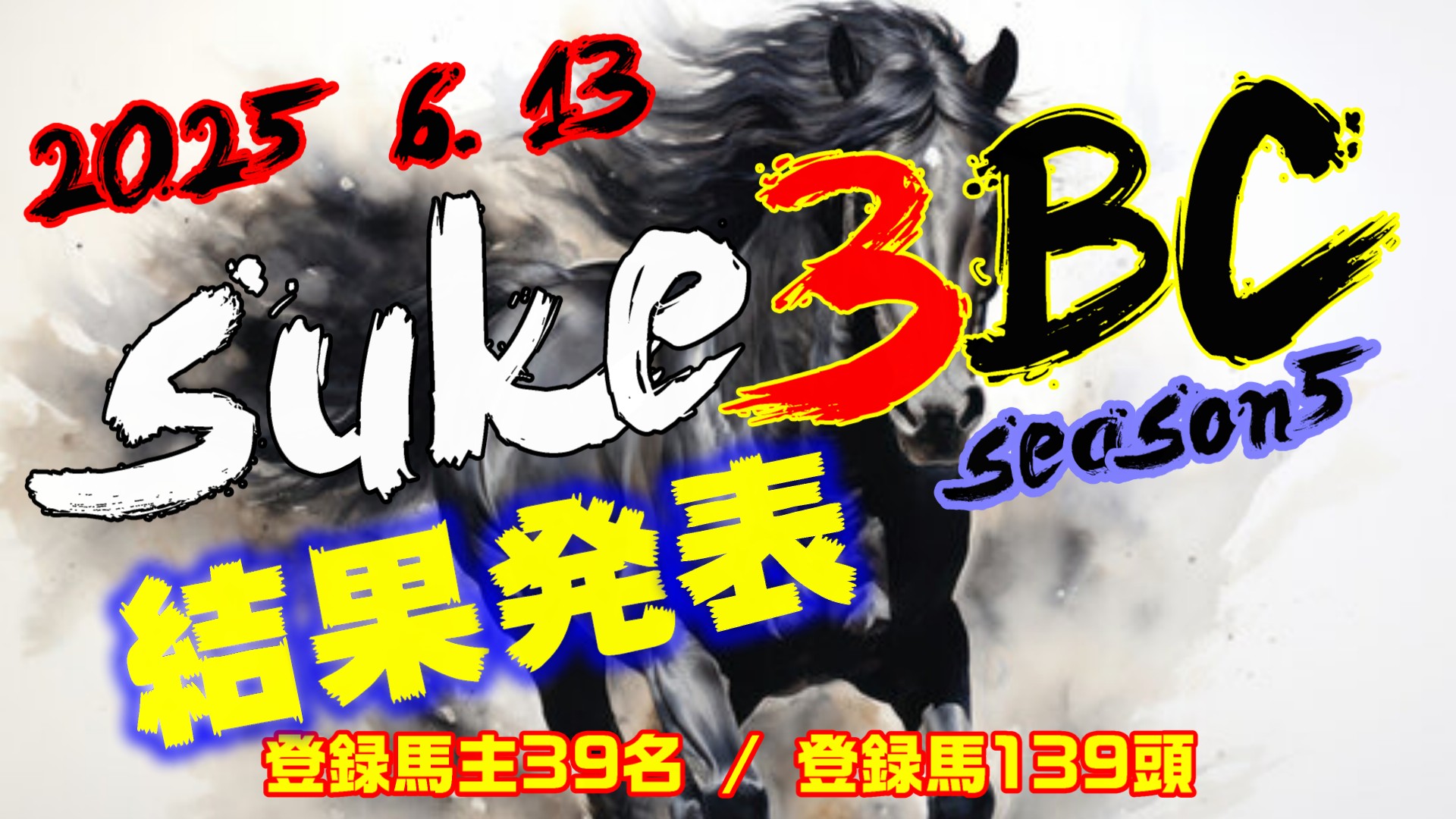 【ダビスタSwitch】suke3BC season5!! 6月2週目 結果発表!!