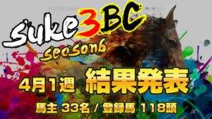【ダビスタSwitch】suke3BC season6！！　4月1週目　結果発表！！